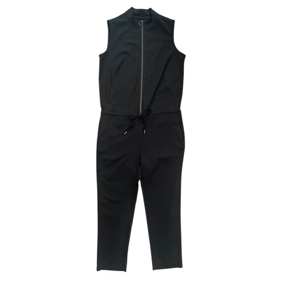 Wild Fang Empower SL Coverall Jumpsuit Black XS NWT Sleeveless Utility Workwear - Picture 1 of 14